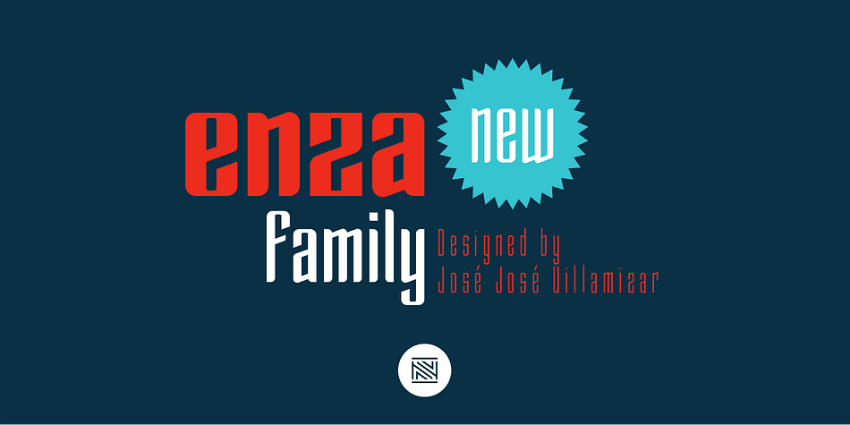 Enza is the new display typeface designed by José José Villamizar for Neo Type Foundry.