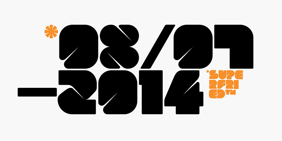 Slash is a a three font family.