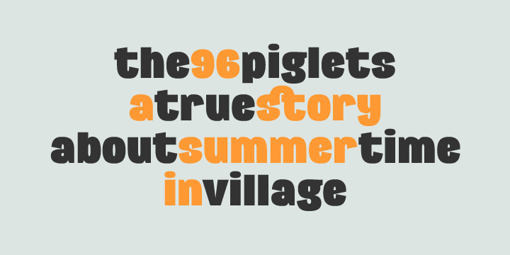 Highlighting the Republica 4F font family.