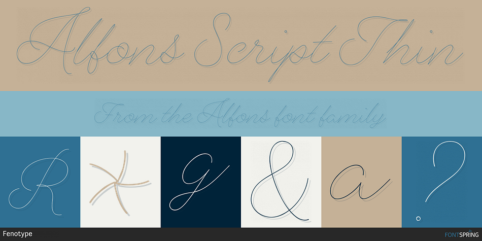 Alfons Script Font