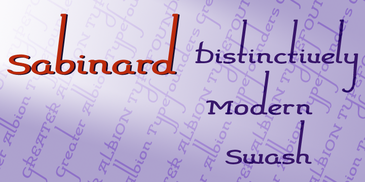 Sabinard offers a distinctive form of 