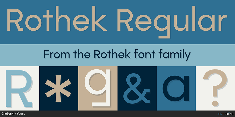 Rothek Regular Font