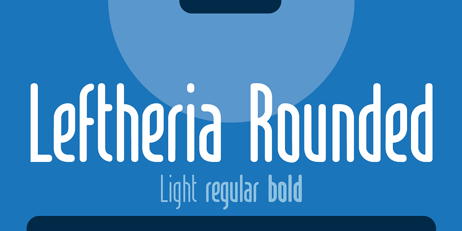 Displaying the beauty and characteristics of the Leftheria font family.