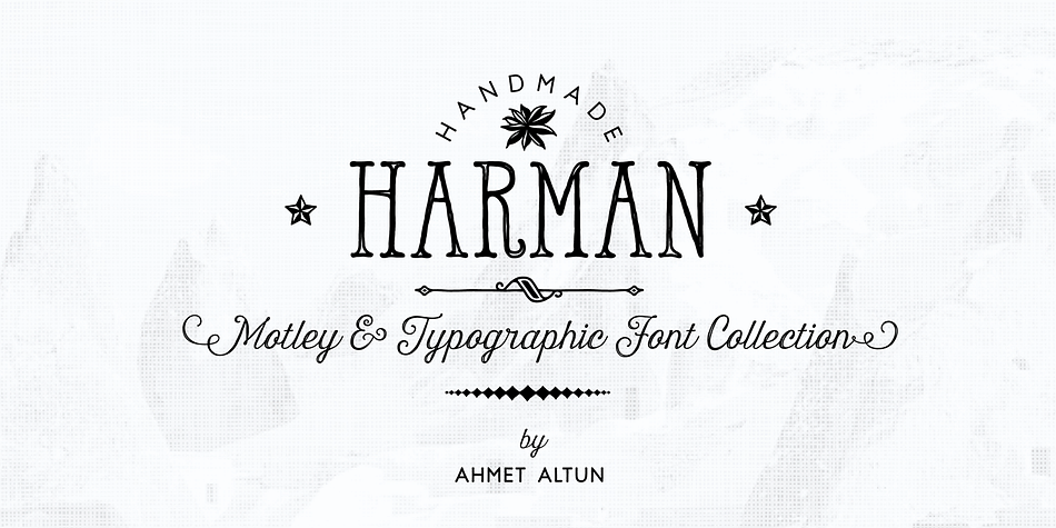 Harman Font Family includes Seven fonts and their inline forms that have different styles from each other but at the same time compatible with together.