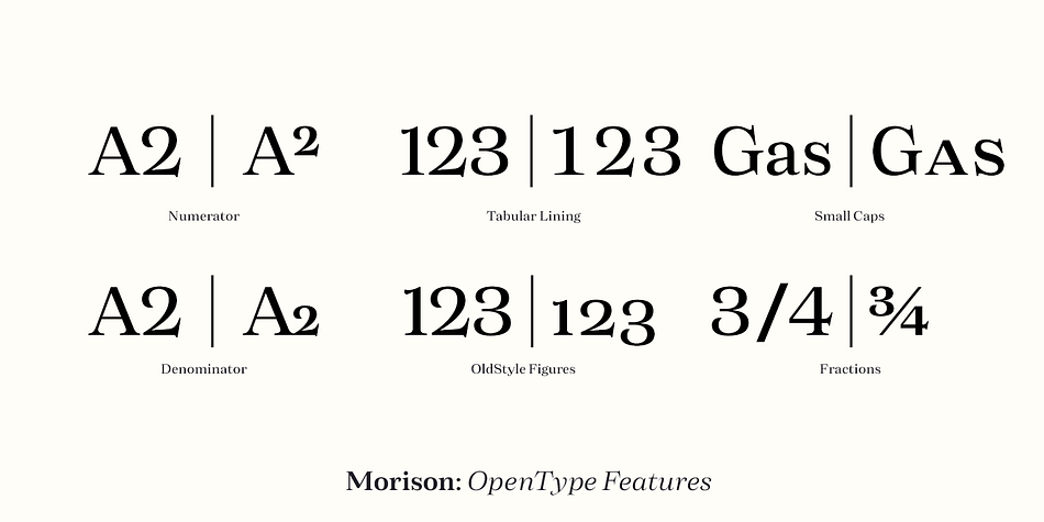 Morison Font