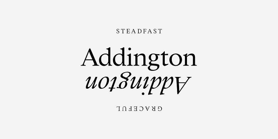 Addington CF Font | Fontspring