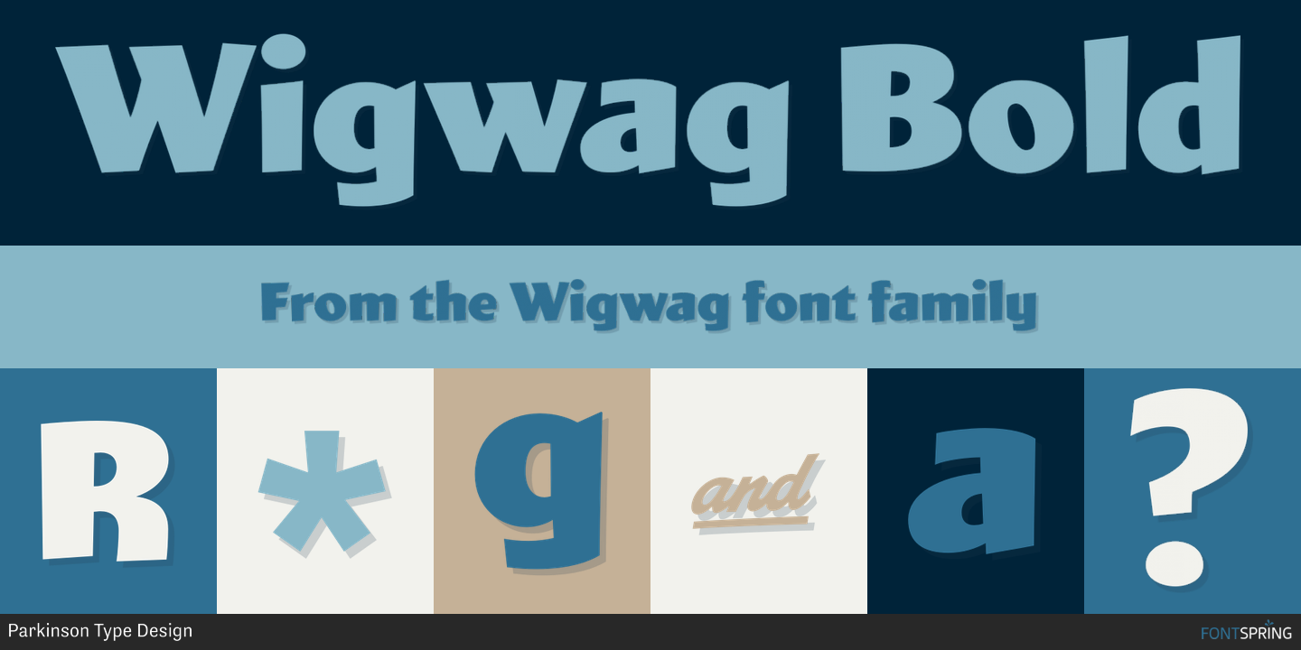 Fonts similar to Wigwag