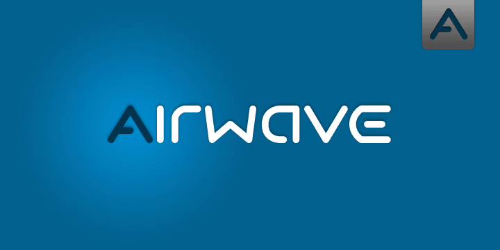 Airwave is suitable for display and logo work.