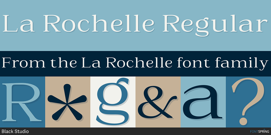 La Rochelle Regular Font