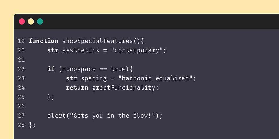 Monoflow Font