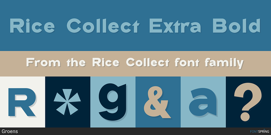 Rice Collect Extra Bold Font