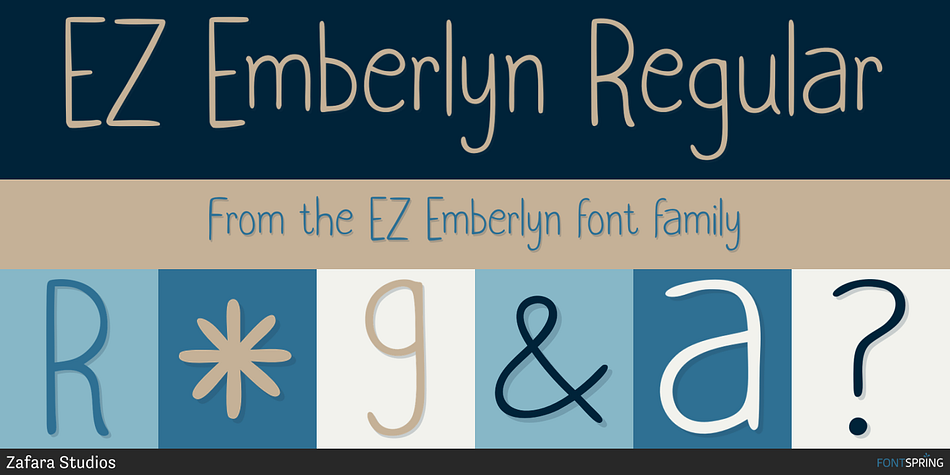 EZ Emberlyn Regular Font