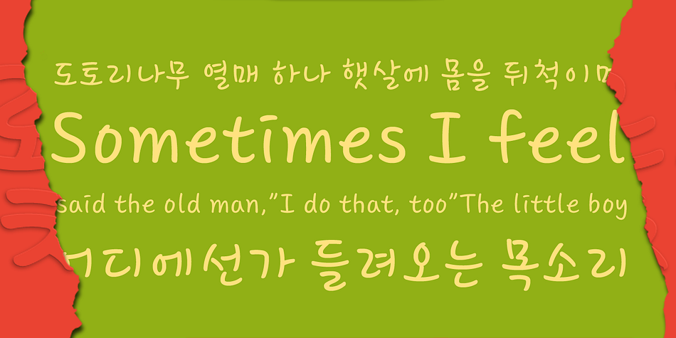 Emphasizing the popular Core Narae font family.