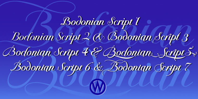 Number 1 is the most true to Bodoni.