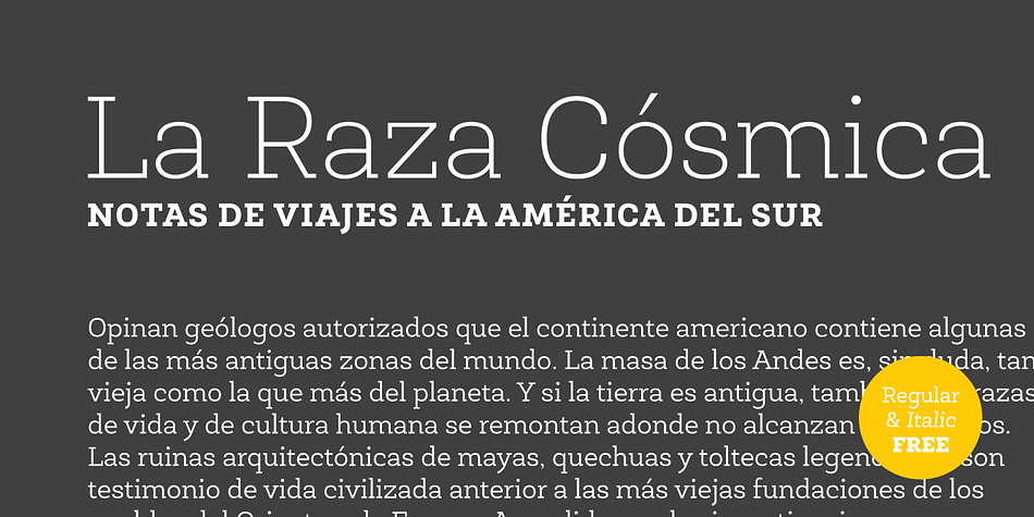 Harmony among every feature of the typefaces makes Newslab a neutral but imposing font.