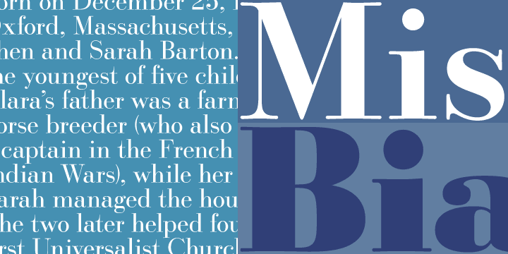 This is evident in its shaped serifs (still unique after all these decades), soft roundings, an elegantly subdued italic, the variation of its shapes between weights, and the obvious fat face influence in the ExtraBold.