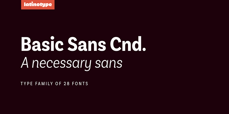 Basic Sans Cnd: A new sans.