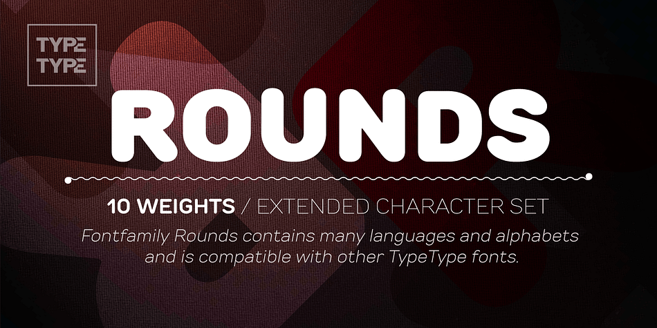 Rounds — fontfamily with a very kind and gentle temperament.