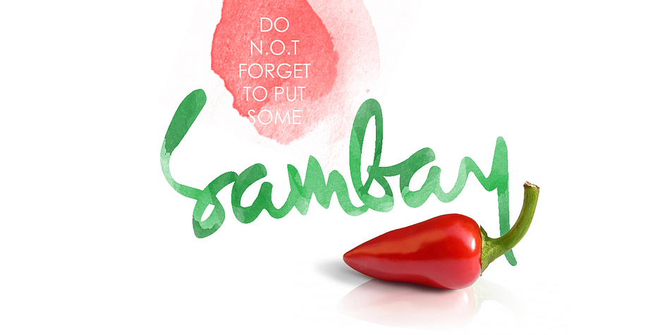 Sambay is a fresh typeface inspired from my college notes.