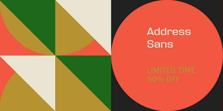 Address Sans Pro Font