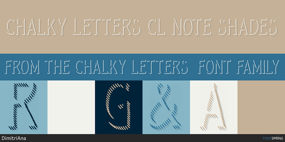 Chalky Letters CLNote Font