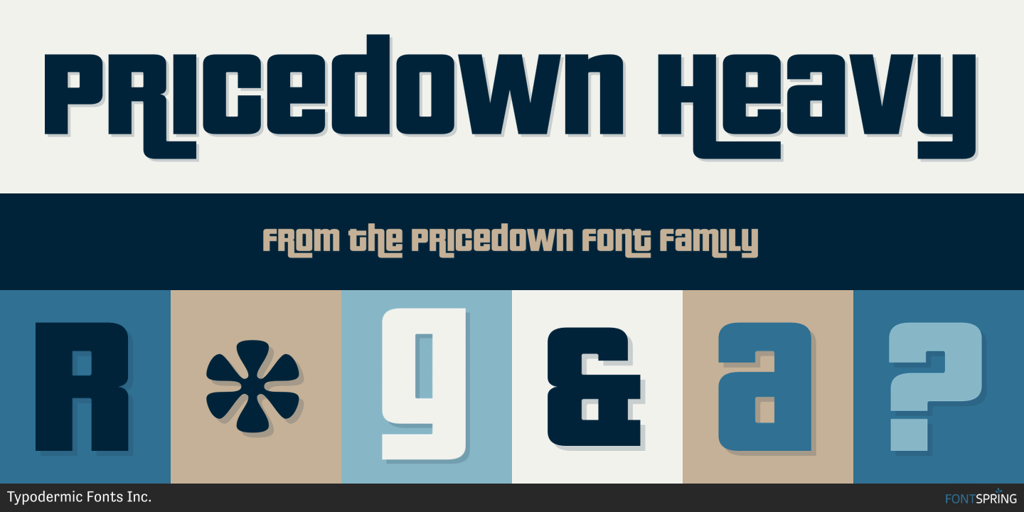 Pricedown Heavy Font