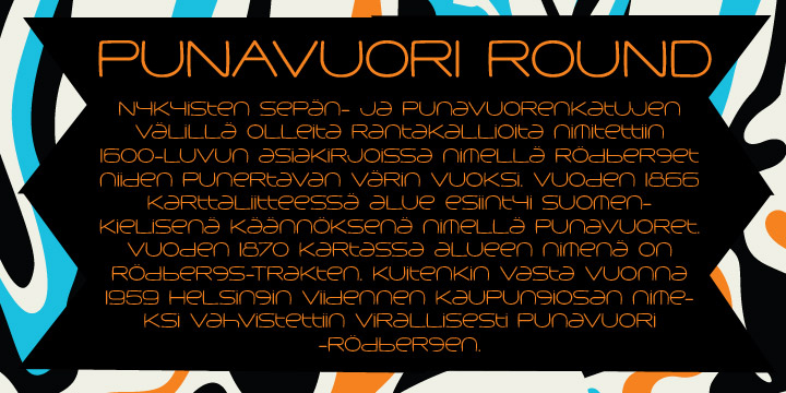 Highlighting the Punavuori font family.