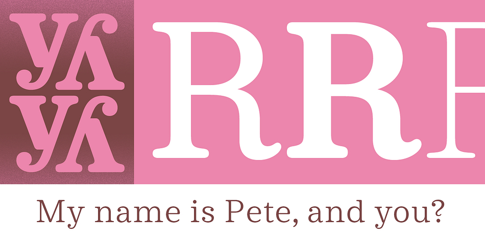 The letterforms call the most interesting 19th century British modern types to mind, as well as quality 1970s digital faces.