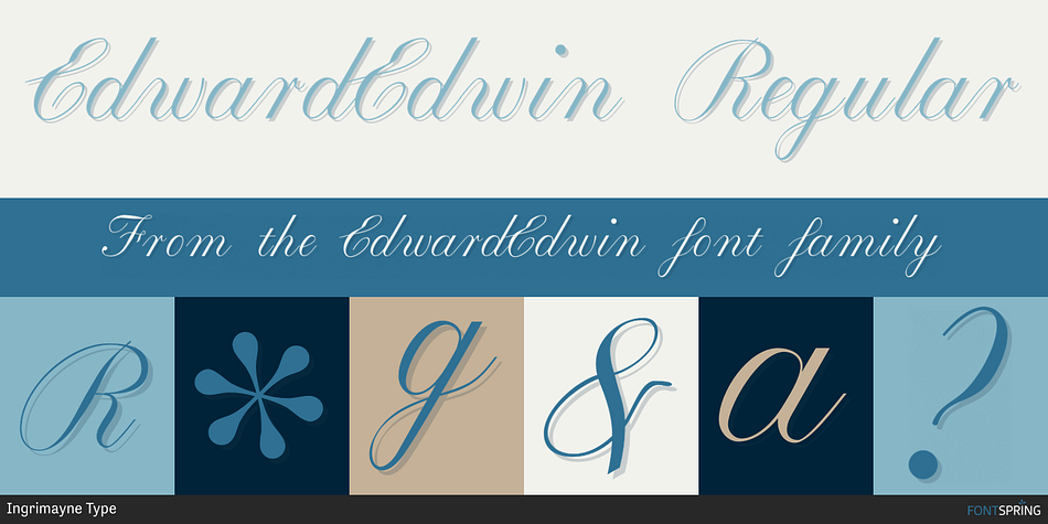 EdwardEdwin Regular Font