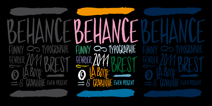 Behance is a  single  font family.