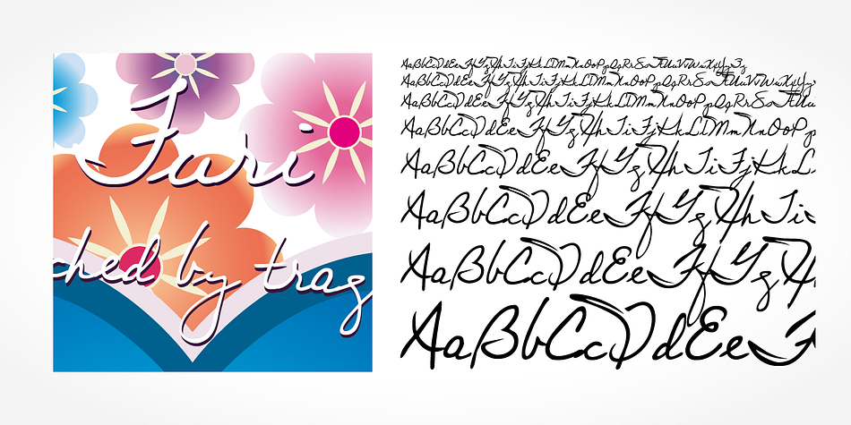 Juri Handwriting is a beautiful typeface that mimics true handwriting closely.