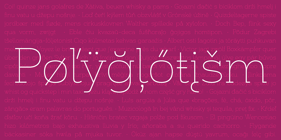 Anultra Slab is an ultra bold accompanying typeface.