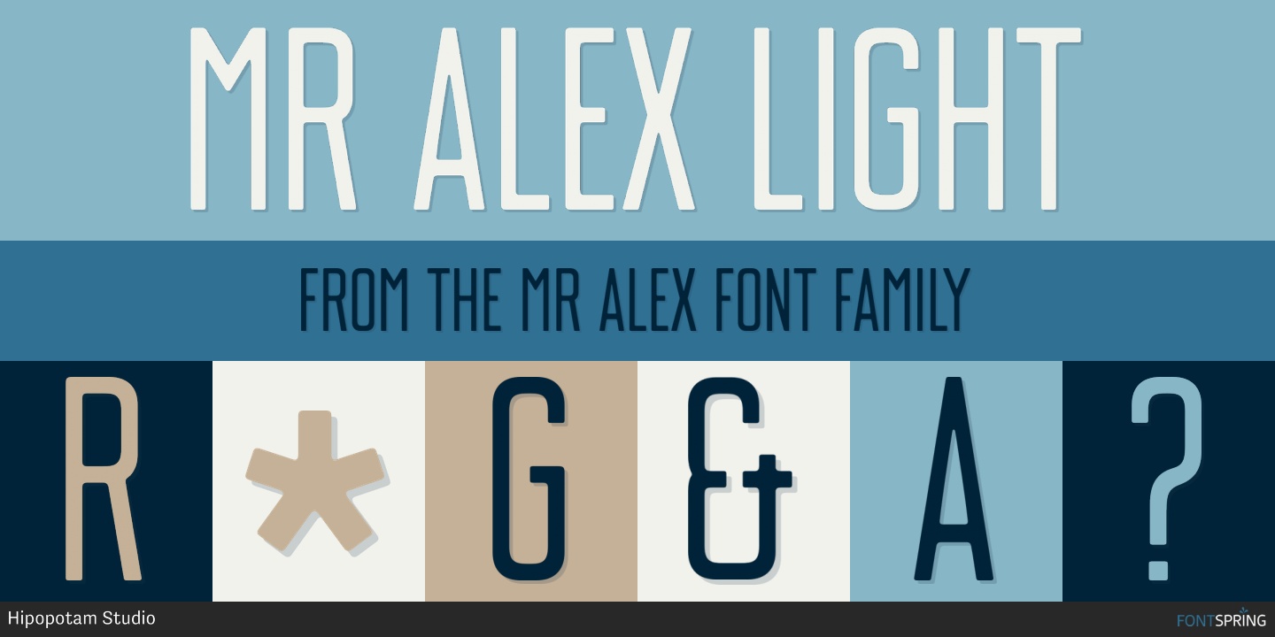 Fonts similar to Mr Alex