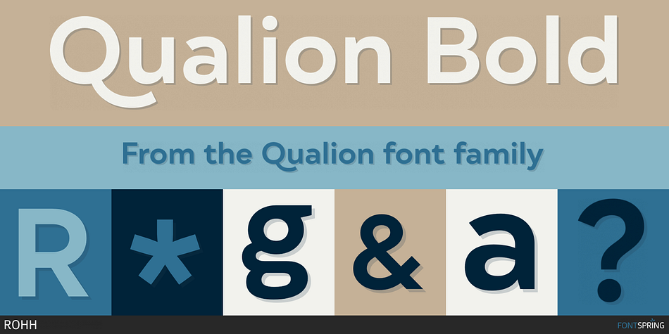 Qualion Bold Font