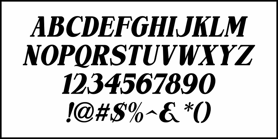 Show Card Shop JNL Font