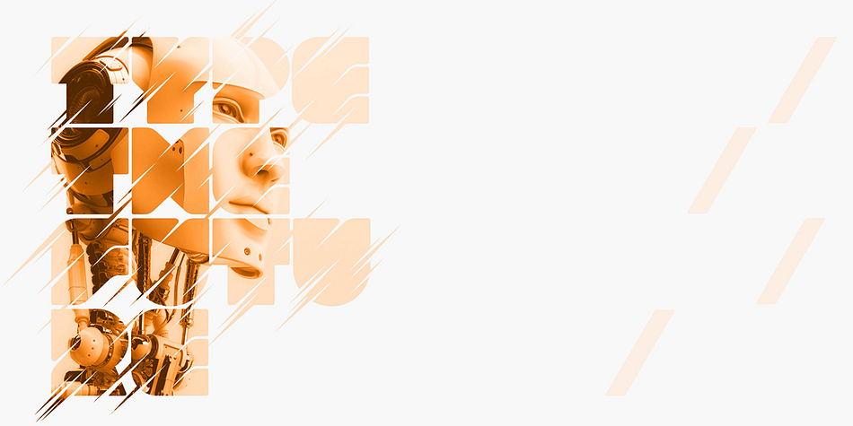 Slash is an experimental, all-caps, no-nonsense display typeface designed by Superfried.