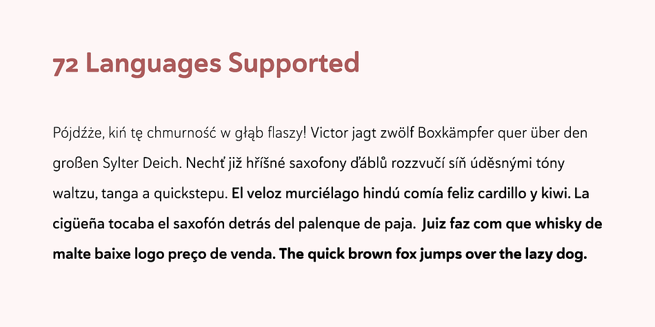 Soft features a clean, geometric shape based off Haboro Sans.