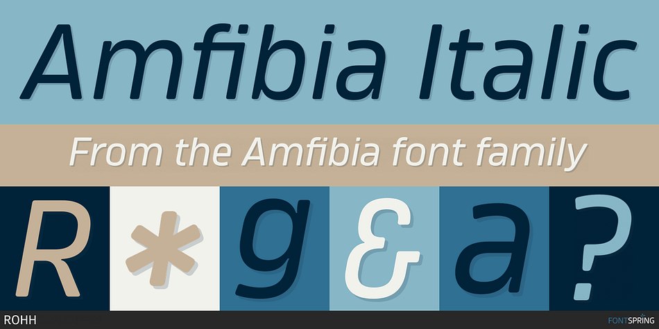 Amfibia Italic Font