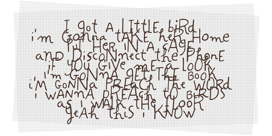 With mixed letterforms and somewhat unexpected choices here and there, each font brings a handful of alternates for a nice natural look: there are five alternates for letters, three for numbers plus alternates for punctuation marks.