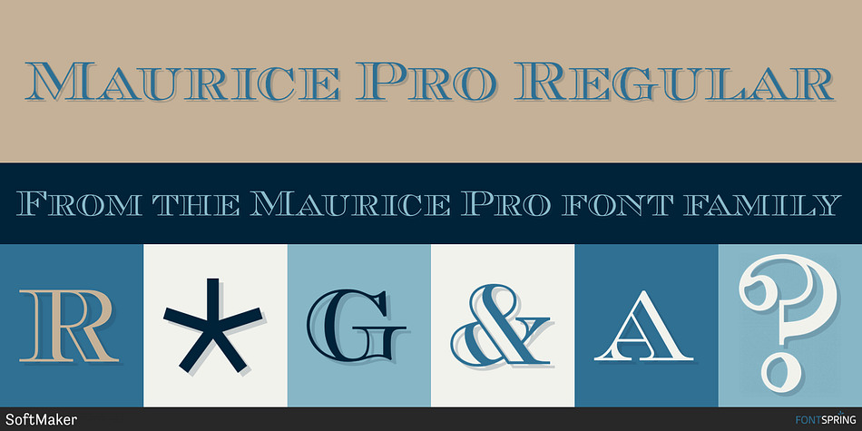 Maurice Pro Regular Font