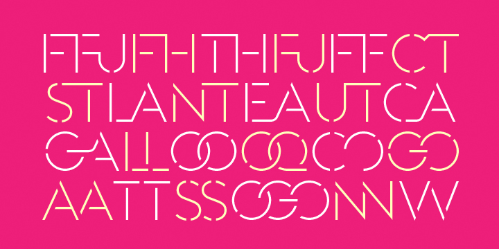 Emphasizing the popular Vacant font family.