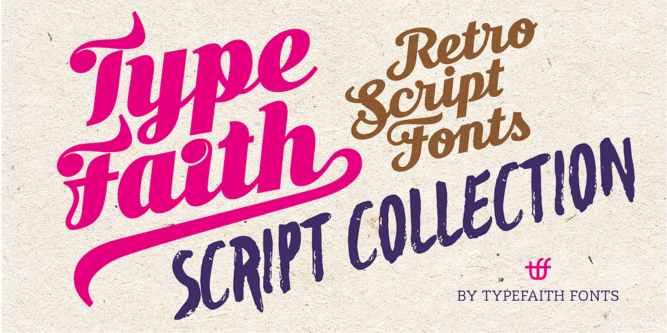  TypeFaith Script Collection font collection, a multiple classification collection by Typefaith Fonts.