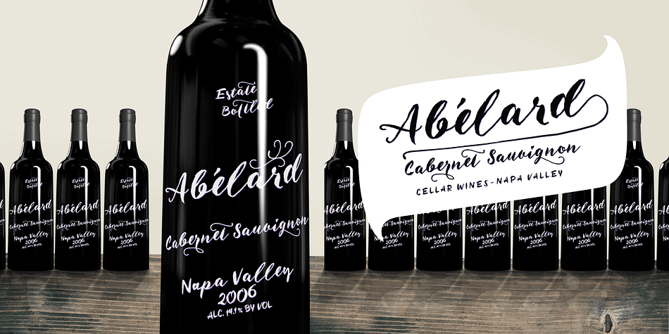 Beaujolais is equipped with OpenType features such as Automatic Ligature, Stylistic Alternates and Swash to make the experience soft and silky.