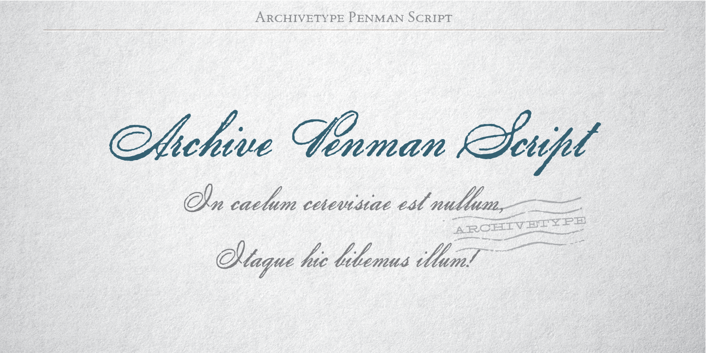 Archive Penman Script