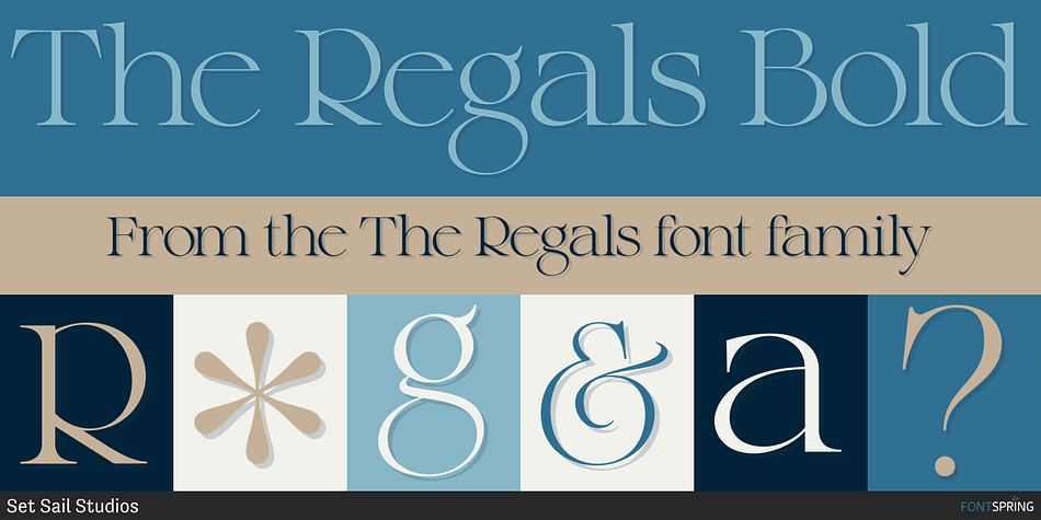 The Regals Bold Font
