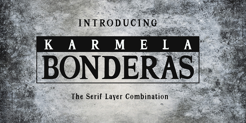 Introducing, Karmela, a layered Display Serif!