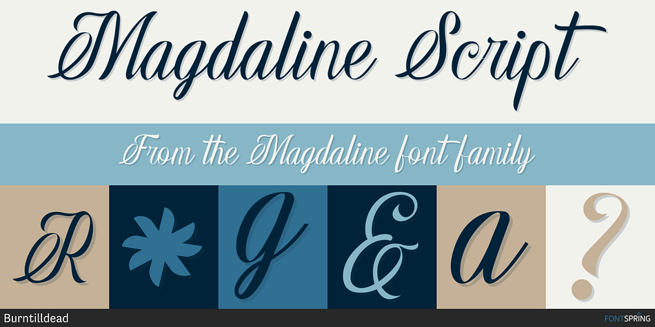 Magdaline Script Font