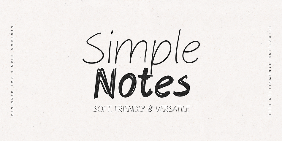Simple Notes Font