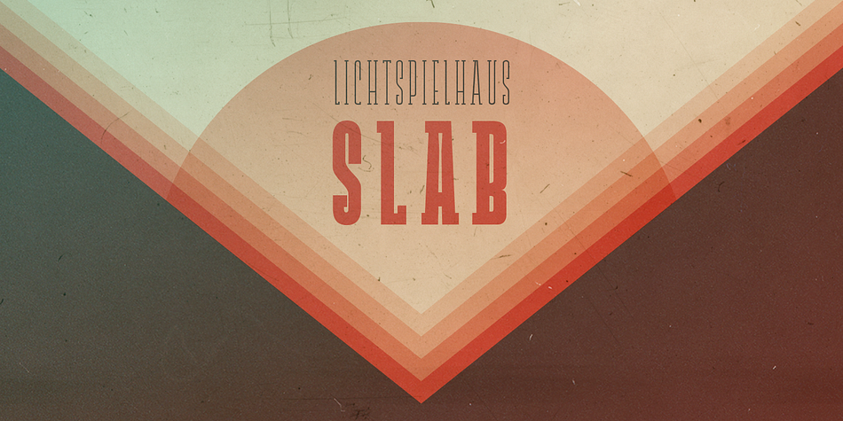 Lichtspielhaus Slab is an ultra condensed handwritten typeface based on Lichtspielhaus.