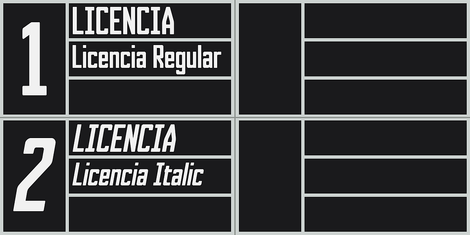 Licencia has features that normal block faces don’t offer.